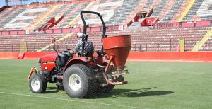 Stadyum bakıma alındı
