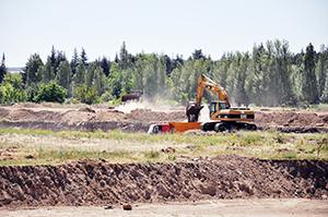 Stadyum inşaatı hız kazandı