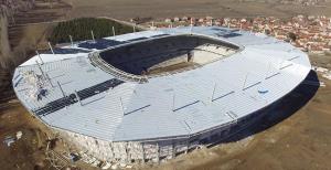 Stadyum yüzde 90 bitti