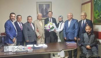 Stk’Lardan Başhekim Özatik’E Tebrik Ve Kutlama Ziyareti
