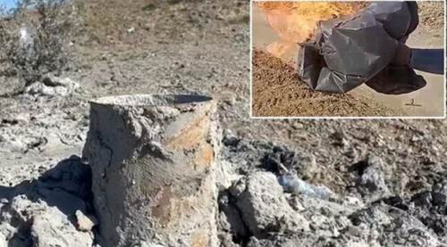 Su aramak için kazdı bakın ne çıktı!