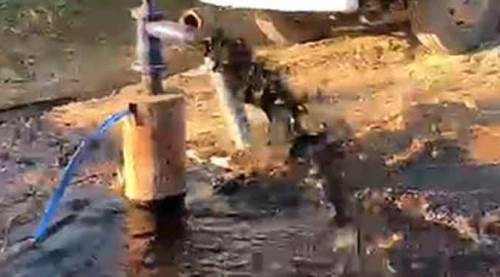 Su ararken petrol buldu!