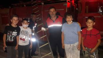 Su Kanalına Düşen Yaralı Güvercin Kurtarıldı
