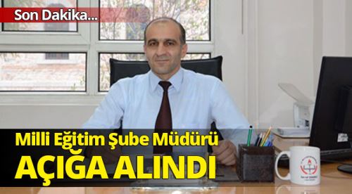 Şube Müdürü Demirci açığa alındı