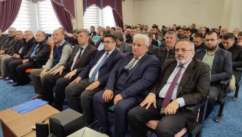 Şuhut’ta din görevlileri aylık toplantıda bir araya geldi