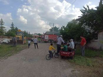 Şuhut’Ta Ev Yangını
