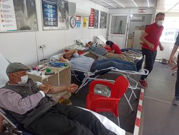 Şuhut’Ta Kan Bağışı Kampanyasına Yoğun İlgi
