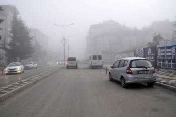 Şuhut’Ta Sis Etkili Oldu
