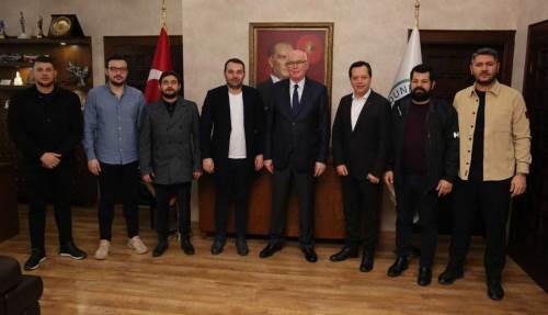 Sümerspor Başkan Kurt'u ziyaret etti