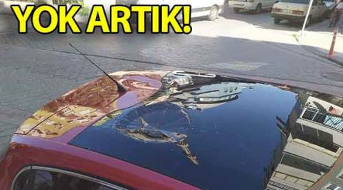 Sürücü  büyük şok yaşadı!