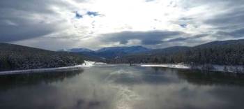 Tabiat Harikası Akdağ’Da Kış Güzelliği Havadan Görüntülendi
