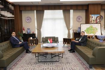 Tacikistan Büyükelçi Ashrafjon Gulov Kütahya’Da
