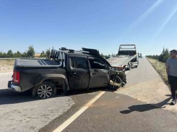 Takla Atan Araçtan Burunları Dahi Kanamadan Çıktılar

