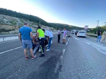 Takla Atan Motosikletteki Karı Koca Yaralandı
