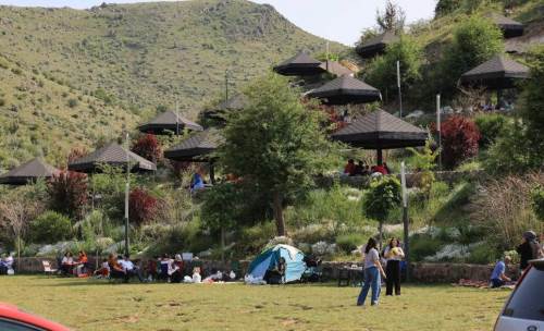Talas’ın doğal cenneti bayramda da yoğun ilgi gördü