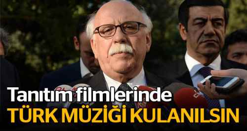 Tanıtım filmlerinde Türk müziği kullanılsın