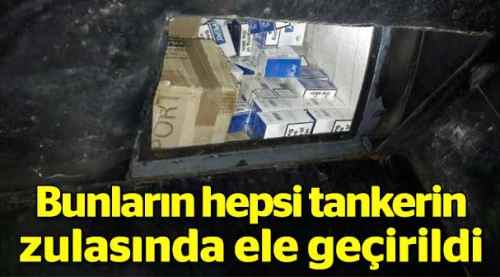 Tankerin zulasında ele geçirildi