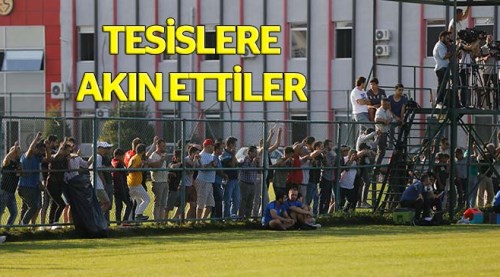 Taraftar tesislere akın etti