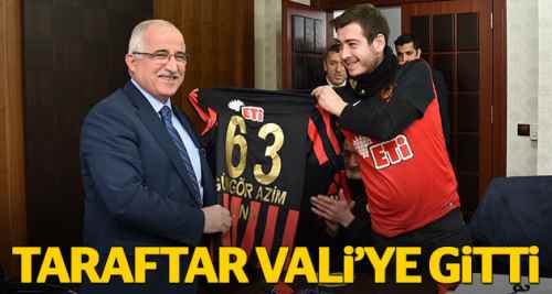 Taraftar Vali'ye gitti