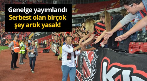 Taraftarlar için yeni düzenleme!