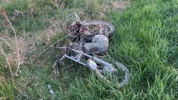 Tarım Arazisine Giren Motosiklet Sürücüsü Ağır Yaralandı
