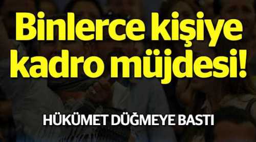 Taşeronlar sözleşmeli kadrolu işçi olacak