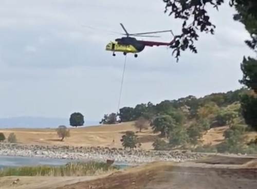 Tavşanlı’da korkutan yangın: Helikopterle kontrol altına alındı!