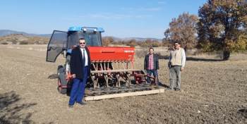 Tavşanlı’Da Macar Fiği Ekimi
