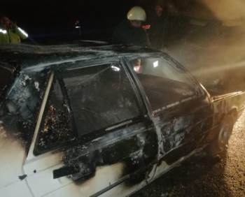 Tavşanlı’Da Seyir Halindeki Otomobil Alev Alev Yandı
