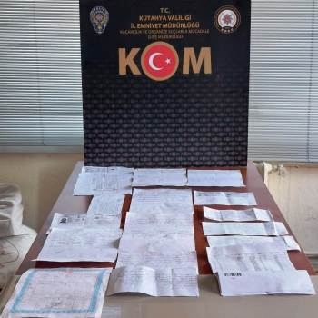 Tavşanlı’Da Tefecilik Operasyonunda 422 Bin 822 Tl Tutarında Senet Ve Sözleşme Ele Geçirildi
