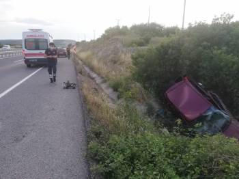 Tavşanlı’Da Trafik Kazası: 2 Yaralı
