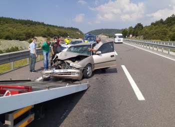 Tavşanlı’Da Trafik Kazası: 2 Yaralı
