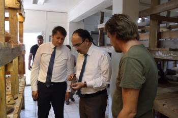 Tavşanlı Höyük Kazısı Hakkında Bilgi Aldı
