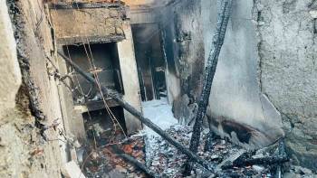 Tavşanlı’Nın Dümrekulu Köyünde Yangın
