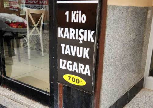 Tavuk da lüks oldu: 1 kilo ızgara 700 TL