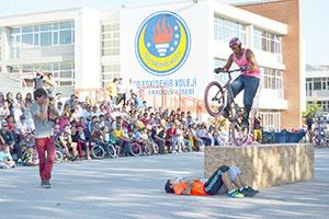 TED Kolejinde bisiklet şöleni