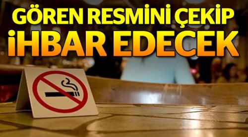 Tek tuşla sigara ihbarı dönemi başlıyor