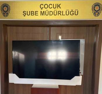 Televizyon Hırsızlığı Olayını Gerçekleştiren Şüpheli Çocuk Çıktı
