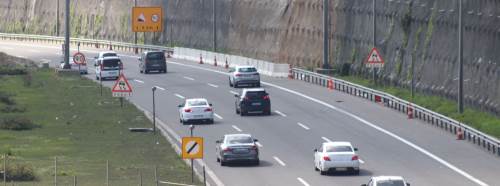 TEM’in Bolu geçişinde akıcı yoğunluk