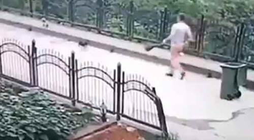 Temizlik işçisinden kan donduran hareket