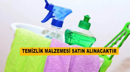Temizlik malzemesi satın alınacaktır....