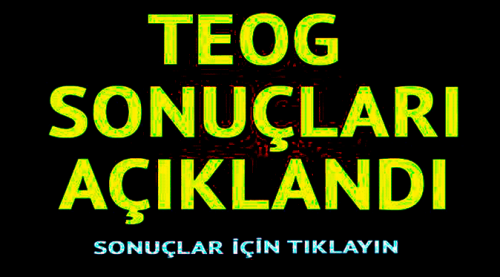 TEOG sınavının sonuçları açıklandı