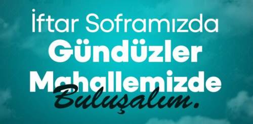 Tepebaşı Belediyesi Gündüzler Mahallesi'nde iftar düzenliyor!