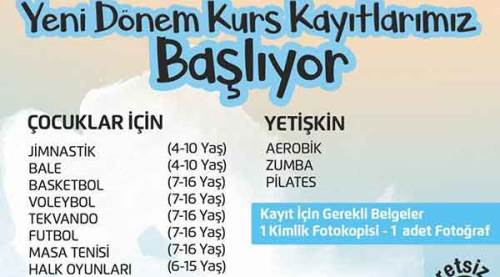 Tepebaşı Belediyesi’nde yeni dönem kurs kayıtları başlıyor