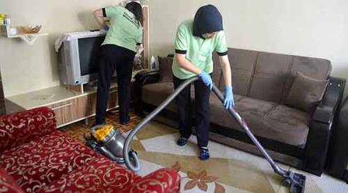 Tepebaşı Belediyesi'nden bayram temizliği yardımı