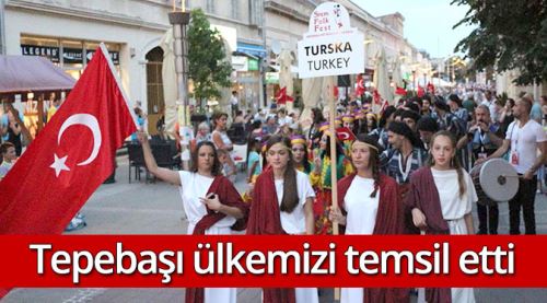 Tepebaşı festivalde Türkiye'yi temsil etti