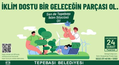 Tepebaşı İklim Sözcüleri başvuruları başladı