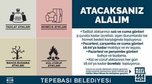 Tepebaşı'nda atık toplama hizmeti sürüyor