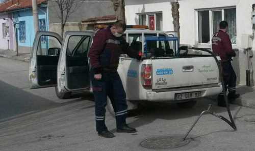 TEPEBAŞI'NDA RÖGARLAR İLAÇLANIYOR