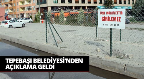 Tepebaşı'ndan tel örgü açıklaması